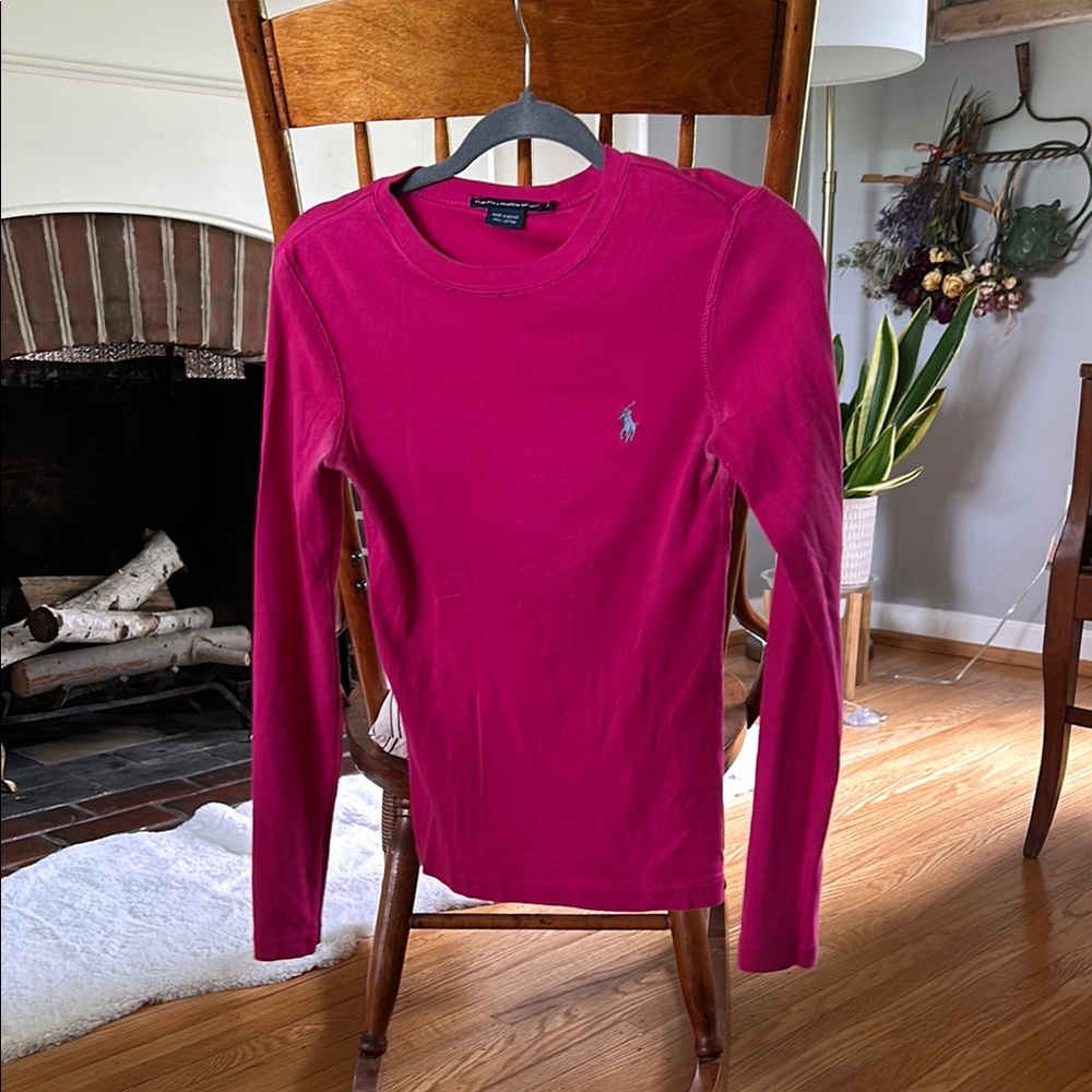 Ralph Lauren Pink Long Sleeve Shirt